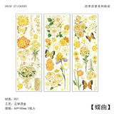 PET Flower Sticker