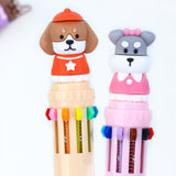 Cute Puppy Multi-color Pen 3062