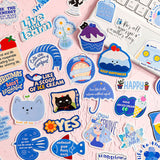 Sticker Bag-interesying text