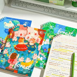 Angled-Corner Loose-Leaf Notebook