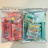 Stationery Set Blue/Pink