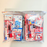 Stationery Set Blue/Red