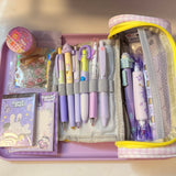 Purple Kawaii Stationery Set