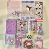 Purple stationery bundle