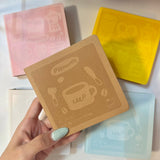 Mini Coffee-Themed Notebook