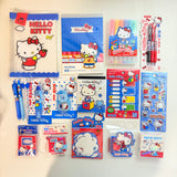 Stationery Set Blue/Red